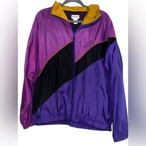 Vintage 1990s Reebok Tricolor Windbreaker